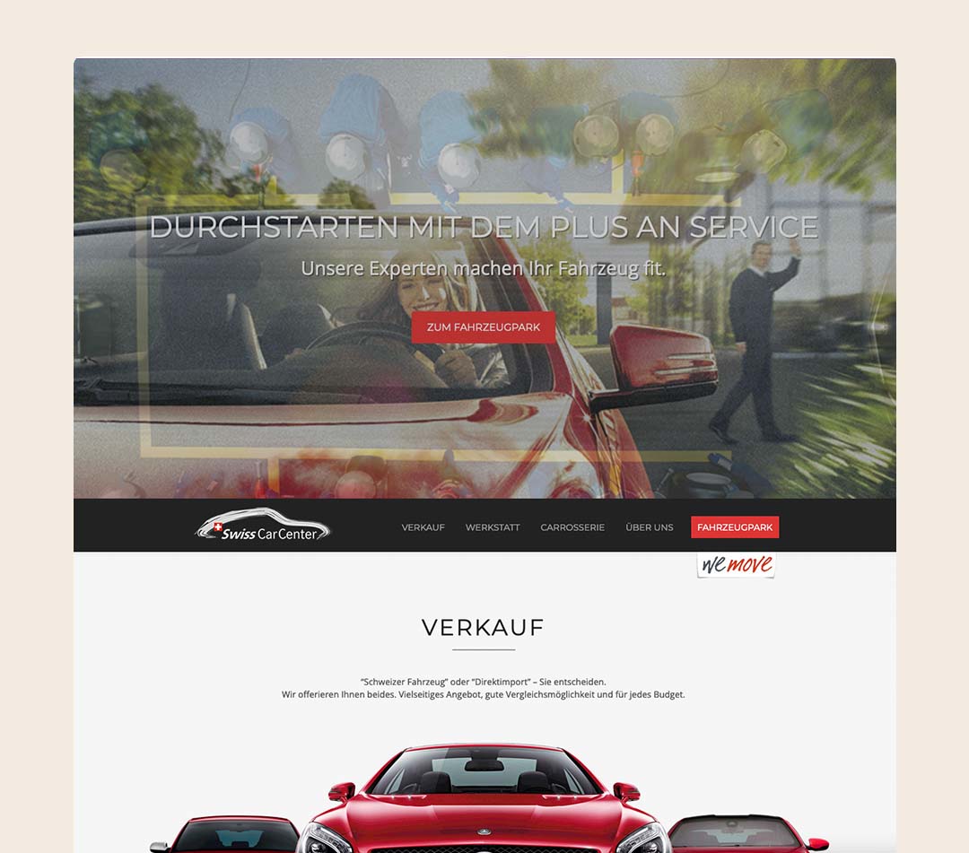 Portfolio-Referenz-Kunde-Homepage-Web-Design-online-shop-animated-Logo-Swiss-Car-Center
