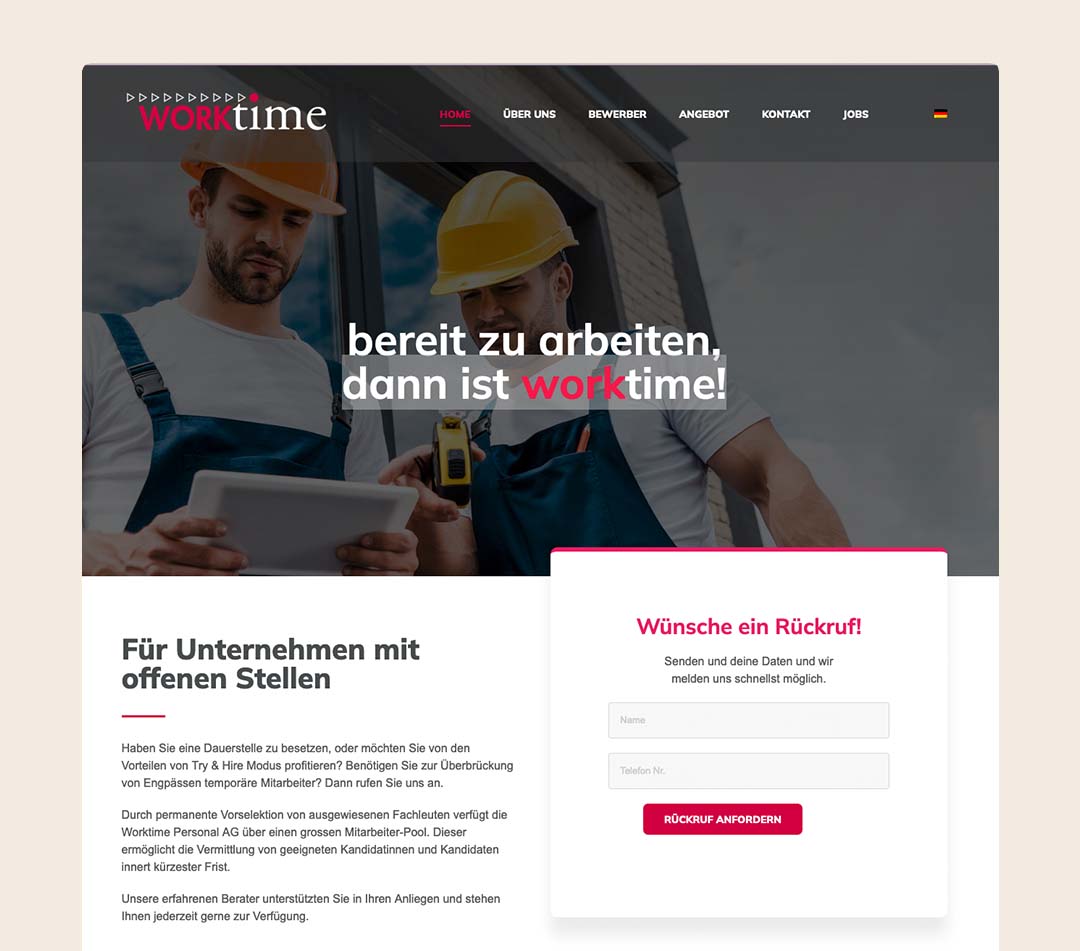 Portfolio-Referenz-Kunde-Homepage-Web-Design-online-shop-animated-Logo-Worktime